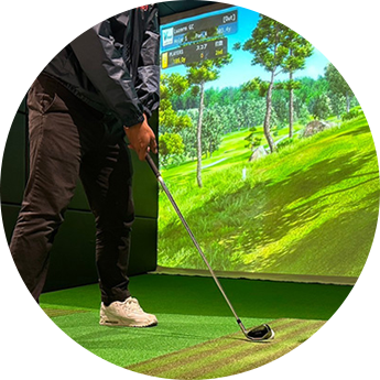 男性ゴルファー